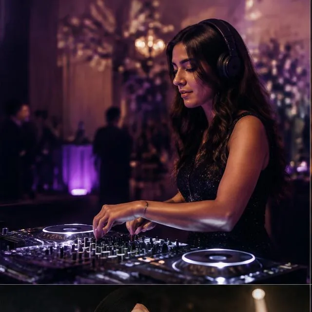 DJs entertainment at a live event
